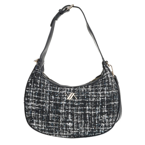 Verde Γυναικεία Τσάντα Ώμου 16-6972 Μαύρο